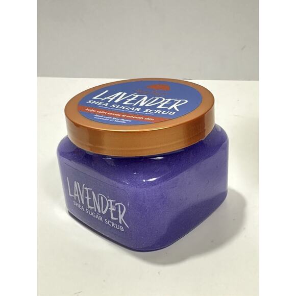 Tree Hut Lavender Shea Sugar Scrub Shea Butter Lavender & Vanilla 18 Oz RARE - Picture 3 of 5